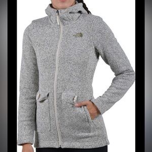 The north face crescent parka full zip hooded women’s small